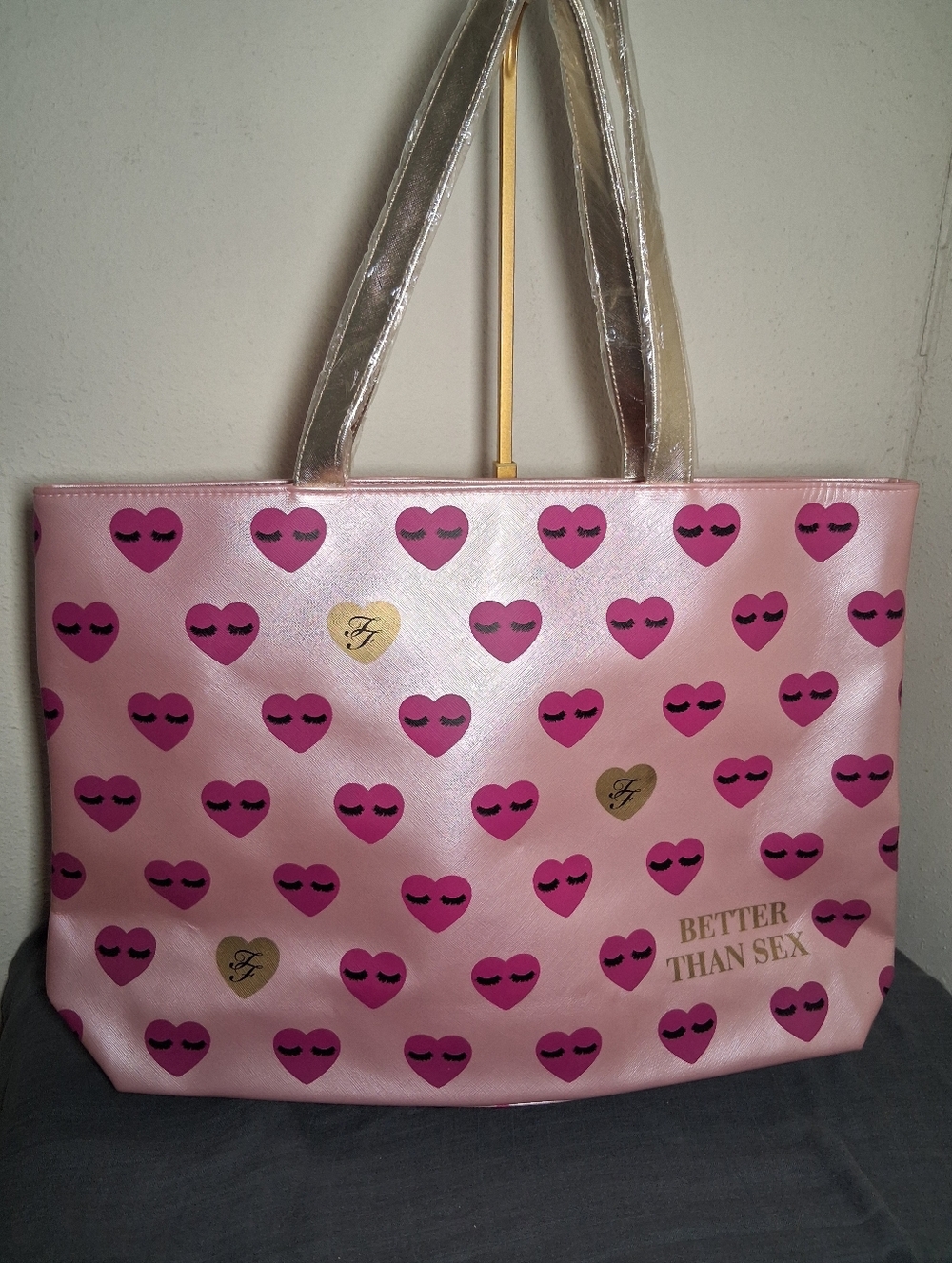 Two Faced Large Better Than S** Tote Bag New With Out Tags